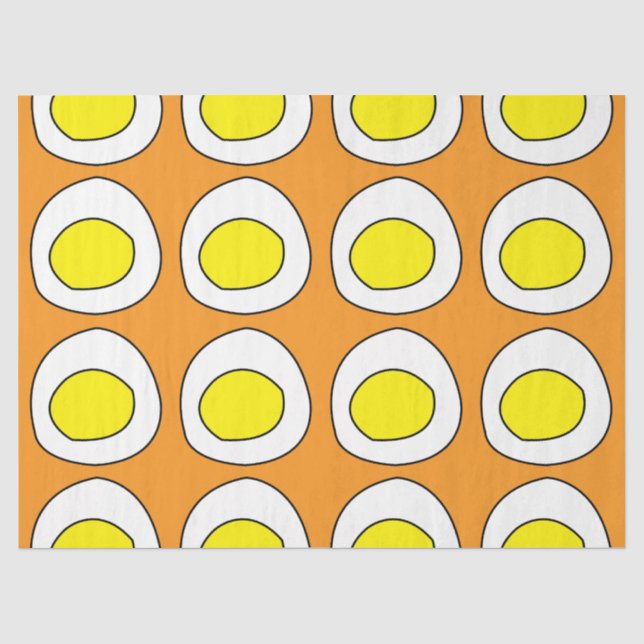 Papier Mousseline Jaunes d'oeufs Œufs (Recto)