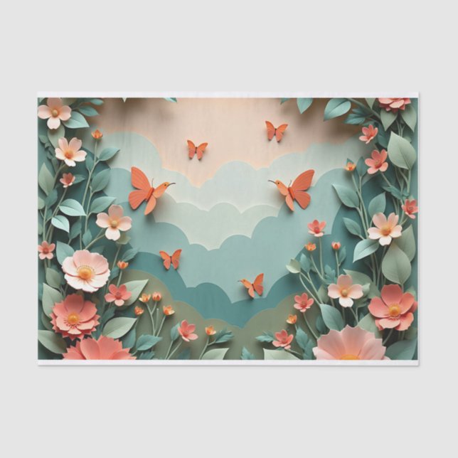 Papier Mousseline Java Joy : Enveloppement de tissu caféiné pour l'a (Recto)