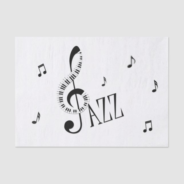 Papier Mousseline Jazz cool (Recto)