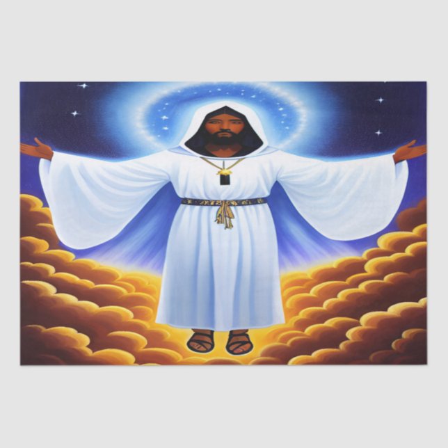 Papier Mousseline Je Suis Le Papier Tissu Chrétien Léger (Recto)