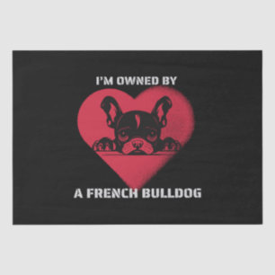 Papier Mousseline Je suis possédé par un Bouledogue Français