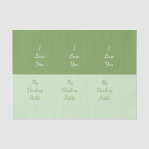 Papier Mousseline Je T'Aime Ma Chérie