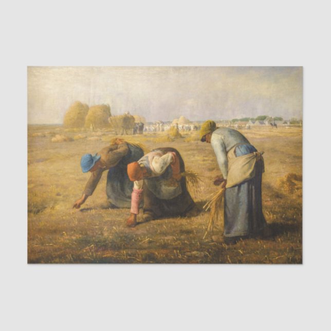 Papier Mousseline Jean-François Millet - Les Gleaners (Recto)