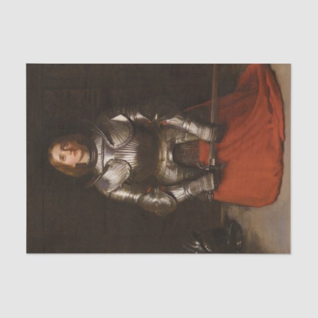 Papier Mousseline Jeanne d'Arc (par John Everett Millais) (Recto)