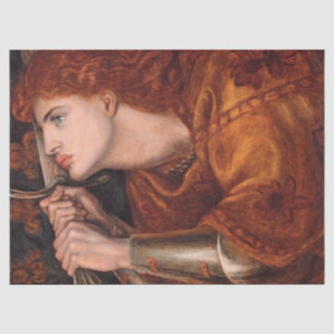 Papier Mousseline Jeanne d'Arc (Portrait) (par Dante Gabriel Rossett