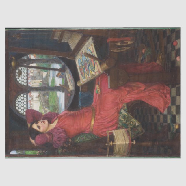 Papier Mousseline J'en ai à moitié marre de l'ombre, dit la Dame de  (Recto)