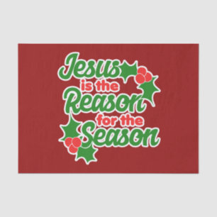 Papier Mousseline Jésus est la raison de la saison