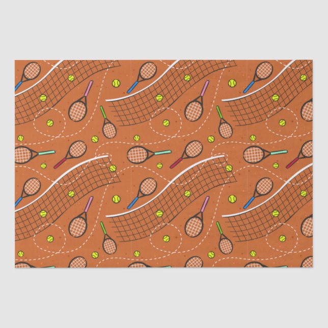 Papier Mousseline Jeu de tennis amusant   (Recto)