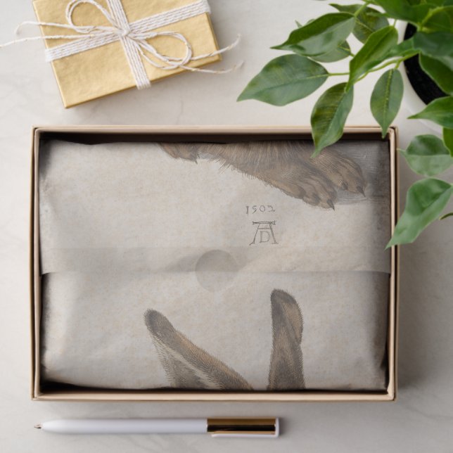 Papier Mousseline Jeune Lièvre par Albrecht Durer, Beaux-arts de la  (Cadeau)