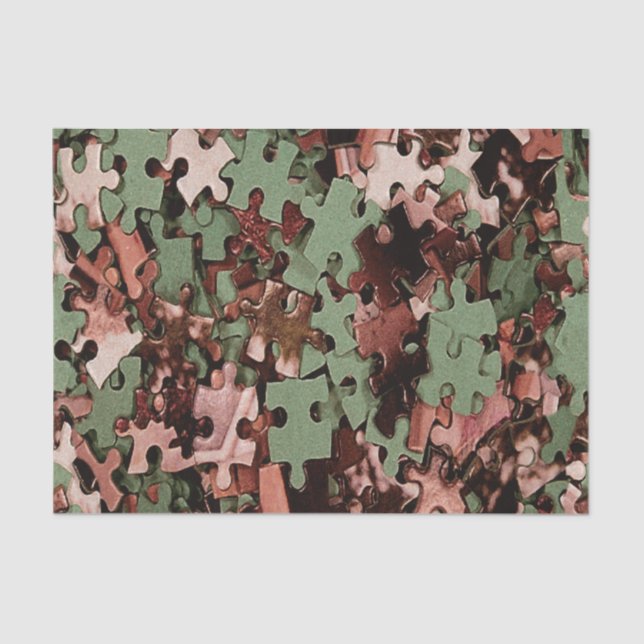 Papier Mousseline Jigsaw Puzzle Nouveauté (Recto)