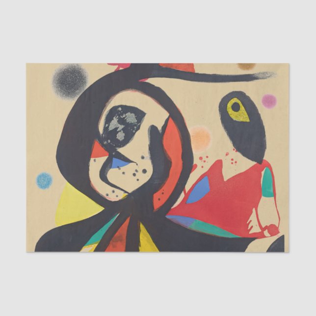 Papier Mousseline Joan Miro (Recto)