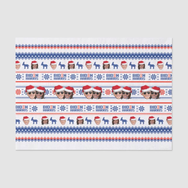 Papier Mousseline Joe et Kamala Aviator Noël (Recto)