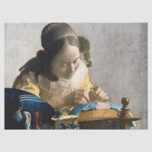 Papier Mousseline Johannes Vermeer - Le Lacemaker