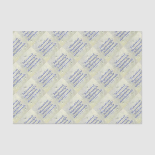 Papier Mousseline John 3:16 Dogwood (Recto)