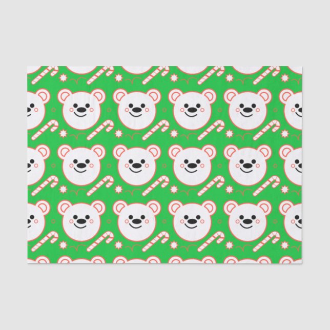Papier Mousseline Joie à l'ours polaire (Recto)