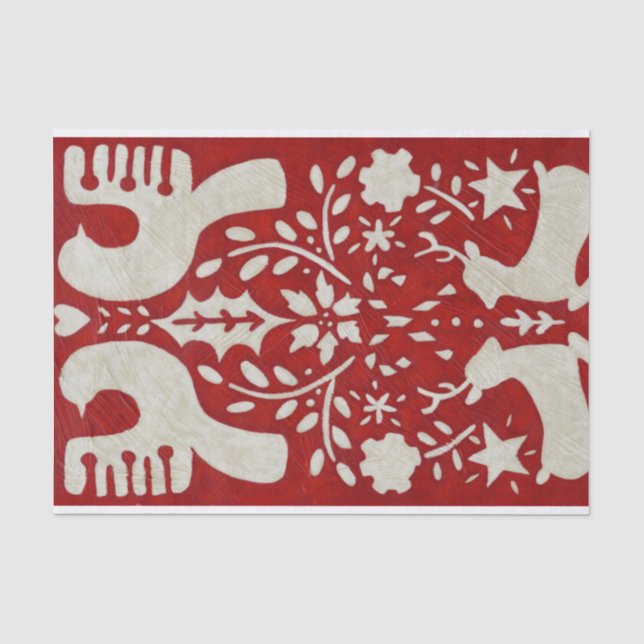 Papier Mousseline Joie de Noël I (Recto)