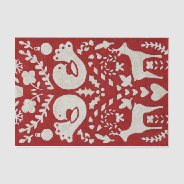 Papier Mousseline Joie de Noël II (Recto)