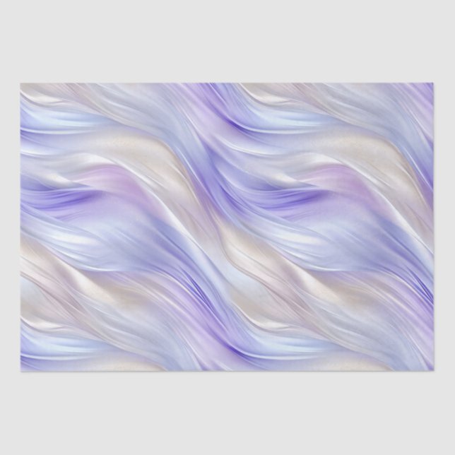 Papier Mousseline Joli bleu violet brunes blanches (Recto)
