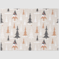 Joli Boho rose Brown Noël Arbres