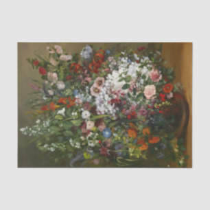 Papier Mousseline Joli bouquet de fleurs dans un vase