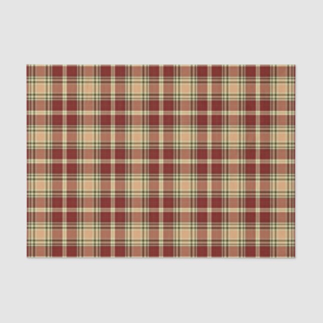 Papier Mousseline Joli Enveloppement Vintage Vacances Plaid (Recto)