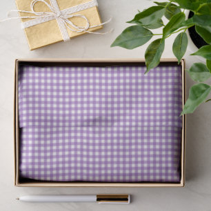 Papier Mousseline Joli Gingham Violet