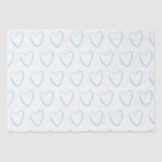Papier Mousseline Joli Mariage de coeur Motif