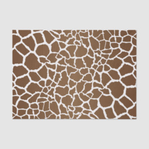 Papier Mousseline Joli motif de girafe safari