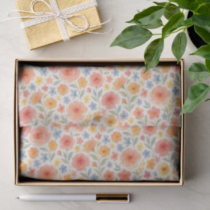 Papier Mousseline Joli Shabby Chic Floral Motif