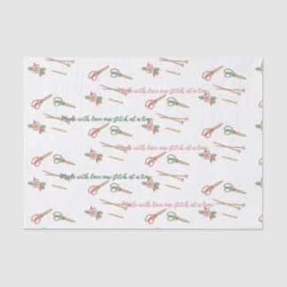 Papier Mousseline Joli Tricot Pastel Thème Personnalisé