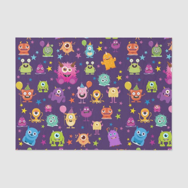 Papier Mousseline Jolie Fête D'Halloween Monster Costume Pour Enfant (Recto)