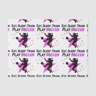 PAPIER MOUSSELINE JOLIE ROSE JOUER CONCEPTION DE FOOTBALL