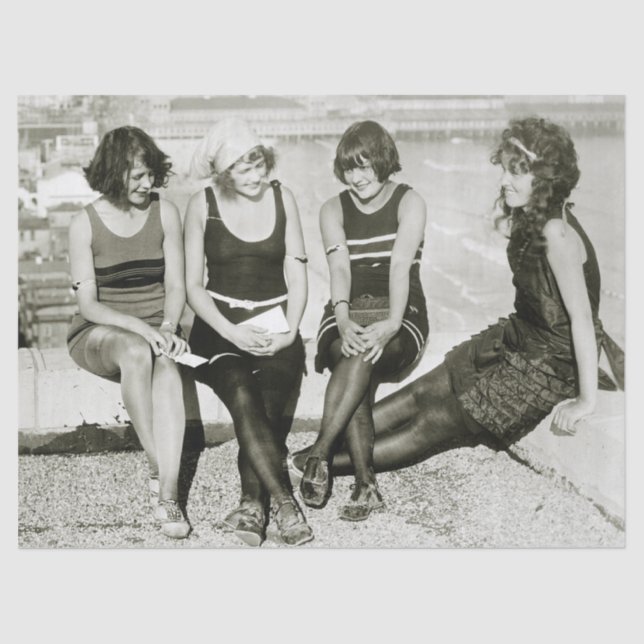 Papier Mousseline Jolies filles, années 20 (Recto)