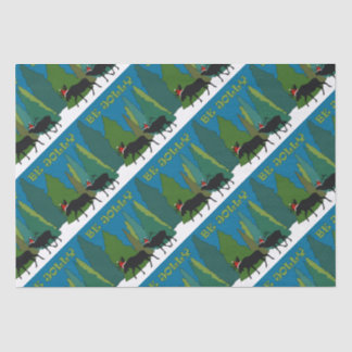 Papier Mousseline Jolly Old Moose et Elk