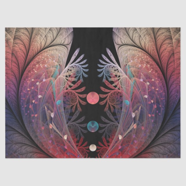 Papier Mousseline Jonglage Abstrait Art moderne Imaginaire fractal (Recto)