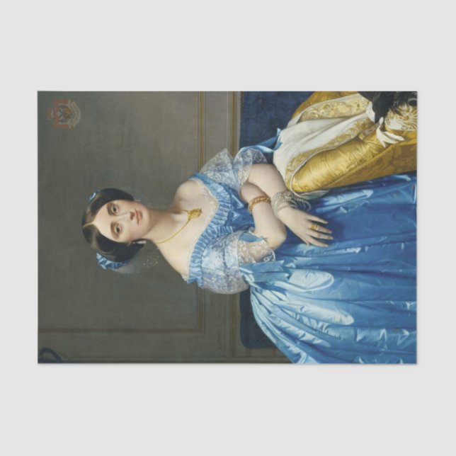 Papier Mousseline Josephine Eleonore Marie par Jean Auguste Ingres (Recto)