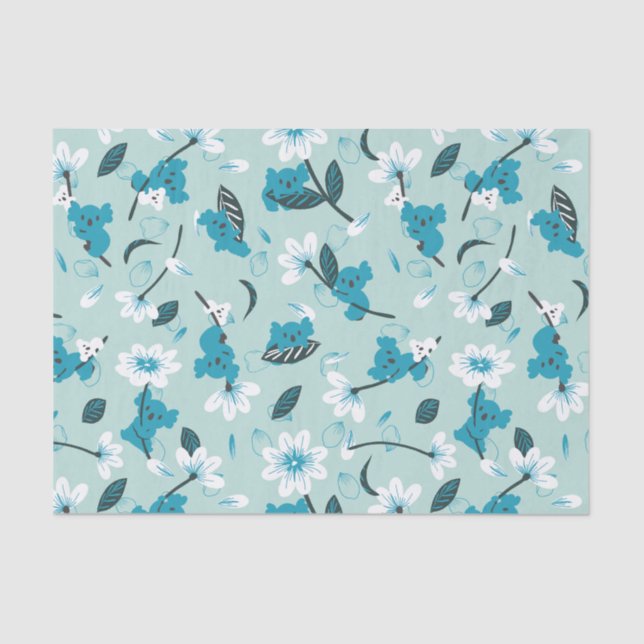 Papier Mousseline Jouer Koala Motif mignon animal et l'art nature (Recto)
