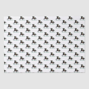 Papier Mousseline Joueur de polo vintage sur poney