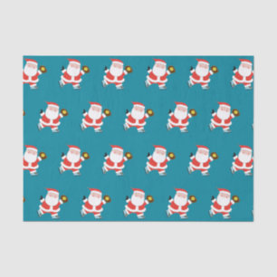 Papier Mousseline Joueur de softball Noël