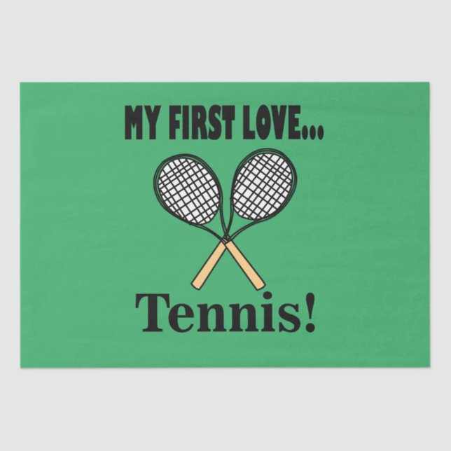 Papier Mousseline Joueur de tennis (Recto)