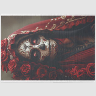 Papier Mousseline Jour de la femme morte sur la page de découpage du