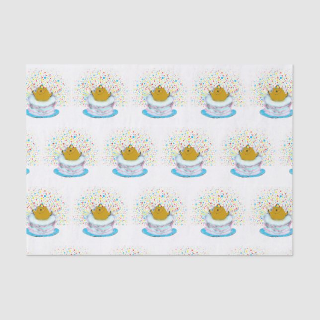 Papier Mousseline Jour de la marmotte Anniversaire (Recto)