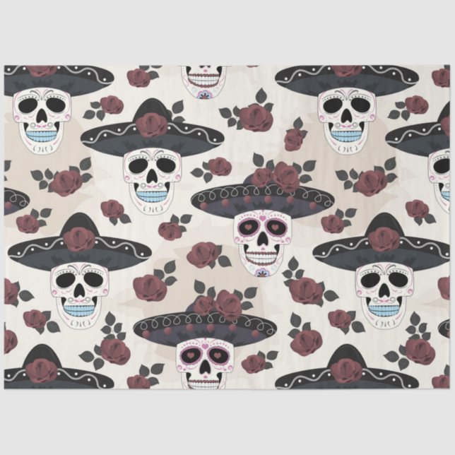 Papier Mousseline Jour de la série morte Conception 8 (Recto)