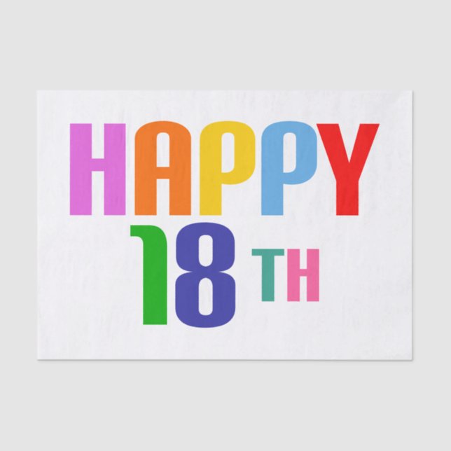 Papier Mousseline Joyeux 18e (Recto)