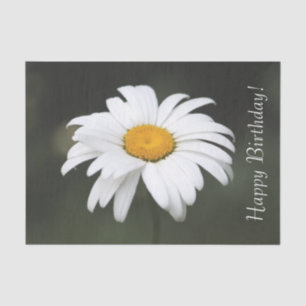 Papier Mousseline Joyeux Anniversaire Daisy Tissue