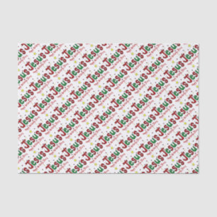 Papier Mousseline Joyeux anniversaire Jésus