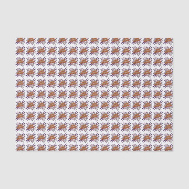 Papier Mousseline Joyeux Anniversaire Rose Amusant Cool (Recto)