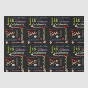 Papier Mousseline Joyeux Anniversaire Tissu Papier Benjamin