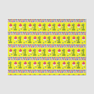 Papier Mousseline Joyeux Anniversaire Tissu Papier Un An