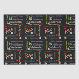 Papier Mousseline Joyeux Anniversaire Tissue Paper Best Friend